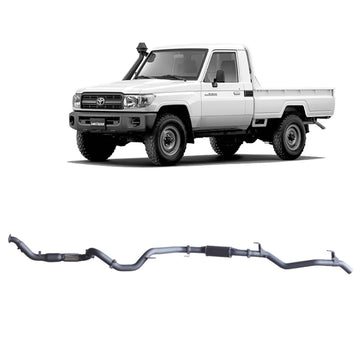 Redback Extreme Duty Exhaust for Toyota Landcruiser 79 Series Single Cab (03/2007 - 10/2016) - Brixton 4x4 - Buy Online Now!